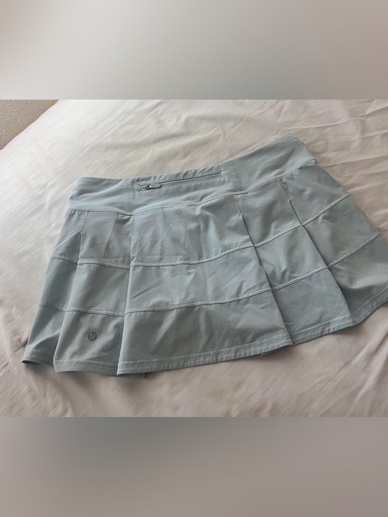 lululemon athletica Dresses & Skirts - lululemon athletica Blue tennis Skirt with Rear Zip Pocket